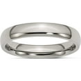 thumbnail image 1 of Titanium Polished 4mm Half Round Band (Size 12) Made In China tb21-12, 1 of 5