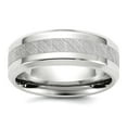 thumbnail image 1 of Titanium Polished Brushed Center 8mm Band Size 10.5 Ring for Women and Men - 8.8 Grams, 1 of 2