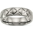 thumbnail image 1 of Titanium Polished Diamond Cut 6mm Band (Size 10) Made In China tb459-10, 1 of 5