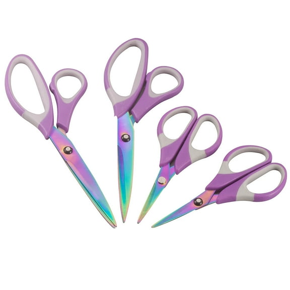 Titanium Purple Scissors Set of 4