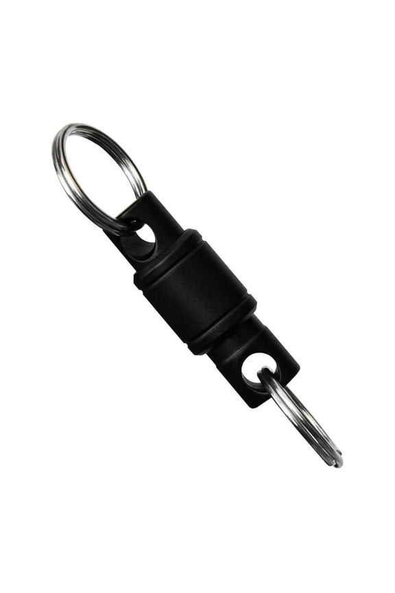 Symkmb Titanium Quick Release Detachable Keychain Clip for Men & Women DIY Clip for Home Office Titanium Alloy Black