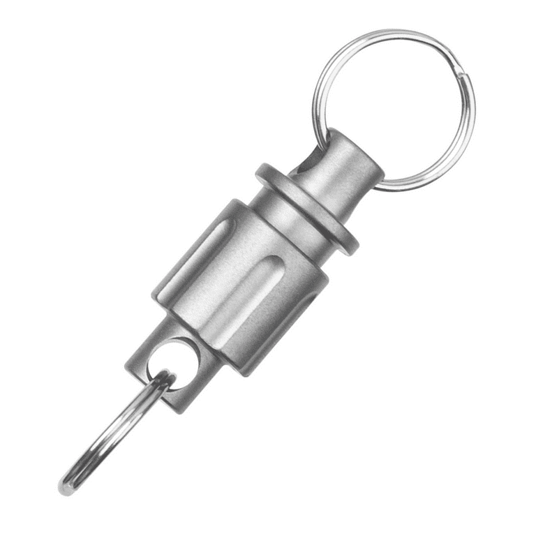 Titanium Quick Release Keychain Detachable & Rotatable KeyRing