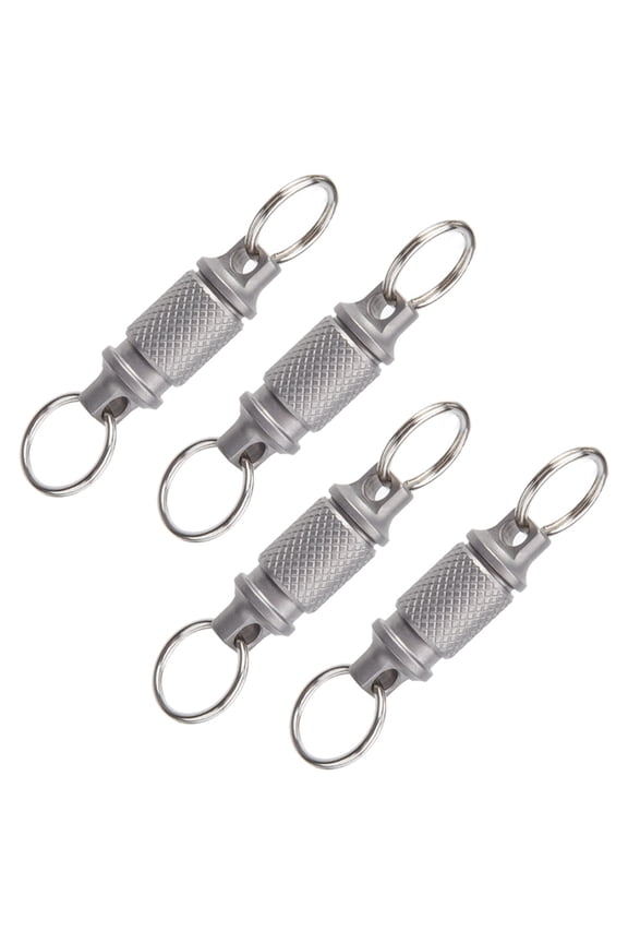 Titanium Quick Release Swivel Keychain, Pull Apart Detachable Keychain Heavy Duty Car Key Holder 4Pcs