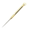 thumbnail image 1 of Titanium Retractable Toothpick Keychain, Portable Spring-Loaded Toothpick Tool for Camping, Travel, 1-Pack, 1 of 1