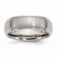 thumbnail image 1 of Titanium Ridged Edge 7mm Brushed and Polished Band, 1 of 3