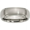 thumbnail image 1 of Titanium Ridged Edge 7mm Brushed and Polished Band, 1 of 9