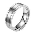 thumbnail image 1 of Titanium Rings 6MM Wedding Band in Comfort Fit Matte for Men Women Size 6-13 Stainless Steel Couple Titanium Steel, 1 of 1