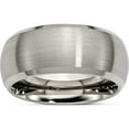 thumbnail image 1 of Titanium Satin And Polished 10mm Beveled Edge Band (Size 9.5) Made In China tb113-9.5, 1 of 5