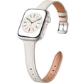 thumbnail image 1 of Slim Leather Band Compatible with Apple Watch Bands for Women 40mm 38mm 41mm 42mm 44mm 45mm 46mm, Top Grain Genuine Leather Strap Thin Wristband for iWatch Series 11 10 SE 9 8 7 6 5 4 3 2 1, 1 of 16