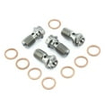 thumbnail image 1 of Titanium Single Banjo Bolt Rear Brake Master Cylinder (1.25mm) Race Spec Pack x4, 1 of 6