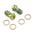 thumbnail image 1 of Titanium Single Banjo Bolt Rear Brake Master Cylinder M10x(1.25mm) Race Spec Pack x2, 1 of 6