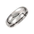 thumbnail image 1 of Titanium Size 7.5 6mm Polished Domed Band Ring, 1 of 2