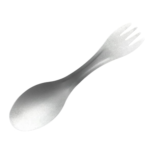 7829 Titanium Spork 2 in1 Lightweight Spoon Fork Tablewares for Outdoor Backpacking