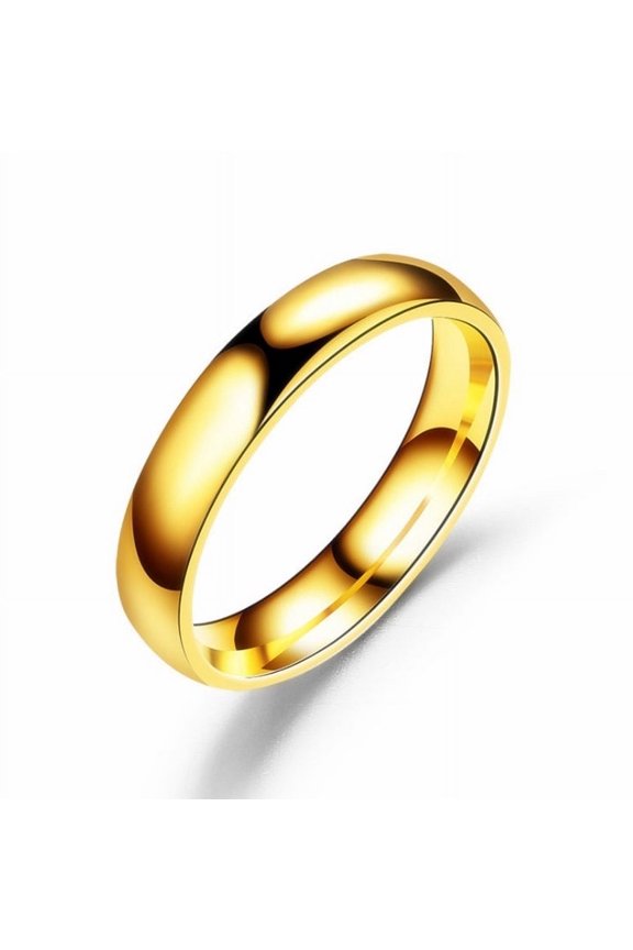 Couple Rings Titanium Steel Alloy Rings for Couples Durable Matching Bands 4mm Width Promise Rings Anniversary Wedding