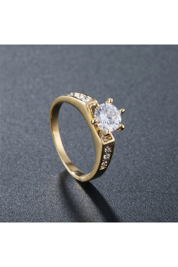 Titanium Steel Ring With Rhinestones Wedding Band Love Token Ring Gifting For Him And Her Affectionate Jewelry