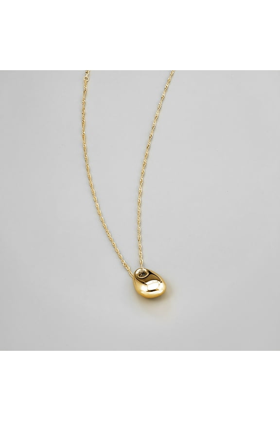 Titanium Steel Special-interest Design Hemp Flowers Chain Hollow Water Drop