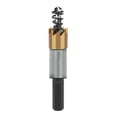 thumbnail image 1 of Titanium Step Drill Bit,High Speed Steel Drill Cone Bits for Sheet Metal Hole Drilling Cutting, HSS Multi Size Hole Stepped Up Unibit for DIY Lovers Electrician Sliver 14Mm, 1 of 6