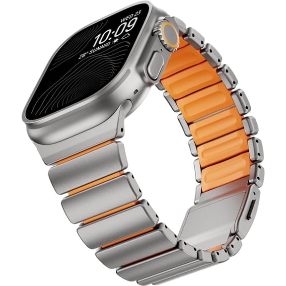 Titanium Strap for Apple Watch Ultra 3 2 Band 49mm Series 11 10 46mm Magnetic Bracelet for Iwatch 9 8 7 6 5 4 SE 3 44mm 45mm