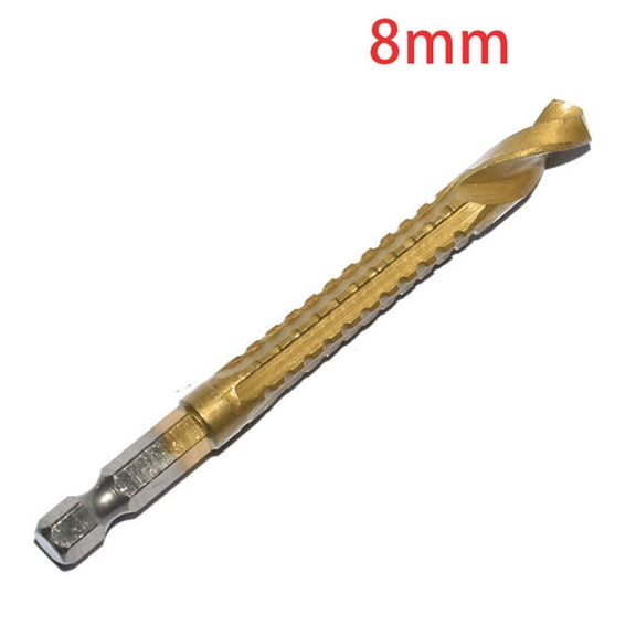 Titanium T-wist Saw Drill Bit , High Speed Steel Pulling Carpenter Wood Metal Plastic Cutting Hole Sawtooth Twi-st Drill Bits