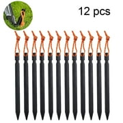 Titanium Tent Nails Outdoor Camping Tent Stakes Lengthen Tent Pegswith Rope
