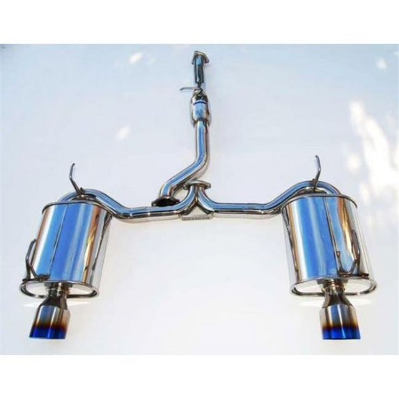 Titanium Tip Cat-Back Exhaust for 2000 Plus S2000 Q300 Dual