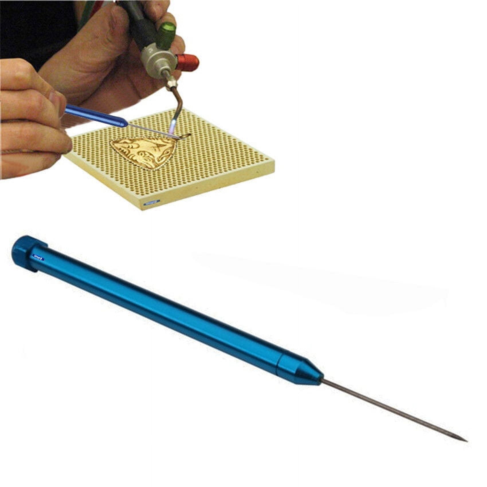 Soldering Kit for Jewelry Making Handy Flux 3rd Hand Base Fiber Grip  Tweezers Silver Wire and Sheet Ceramic Board Soldering Pick