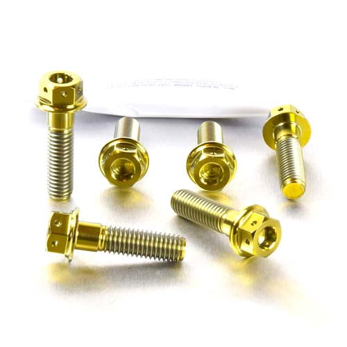 Titanium Top & Bottom Clamp Yoke Pinch Kit DualDrive (TITRIPCL380DD)