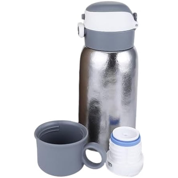 Titanium Water Bottle Insulated Water Bottle with Straw 600ml Double Insulated Ultra-Light Portable Outdoor Camping Water Bottle$$Sport & Recreation Other