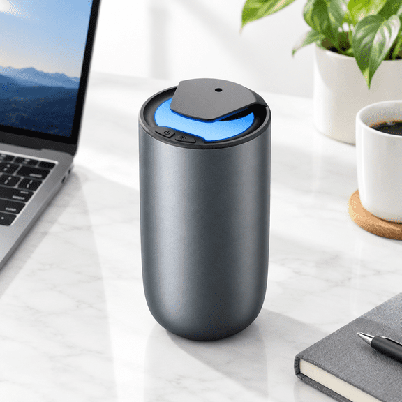 Titanium Waterless Oil Diffuser, Home and Car Air Freshener with Mist Modes