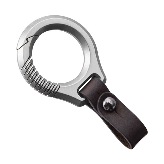 Quick Releases Spring Key Rings Titaniums Carabiner Clip Keyring Waist Hanging Keychain Buckles for Camping, Hikings