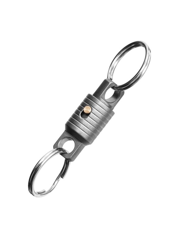 Titaniums Alloy Mini Keychain Portable Quick Dismantling Durable Keyrings Charm