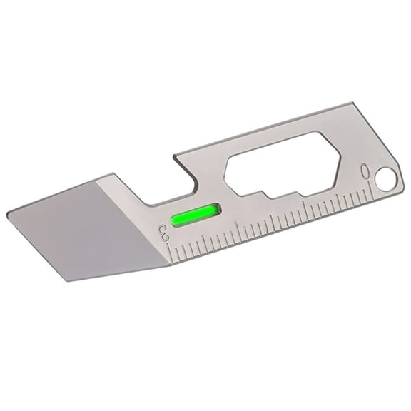 Titaniums Alloys Crowbars Wrench Pocket Bottles Opener Ruler Camping Prys Bar Portable Survival MultiTool for Keychains