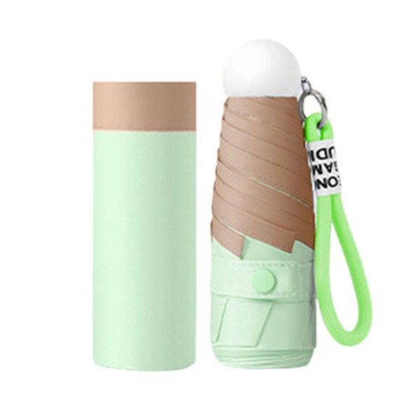 Titaniums Coated Sun Umbrellas Manual Open Shut Waterproof Foldable Design Easy Carry