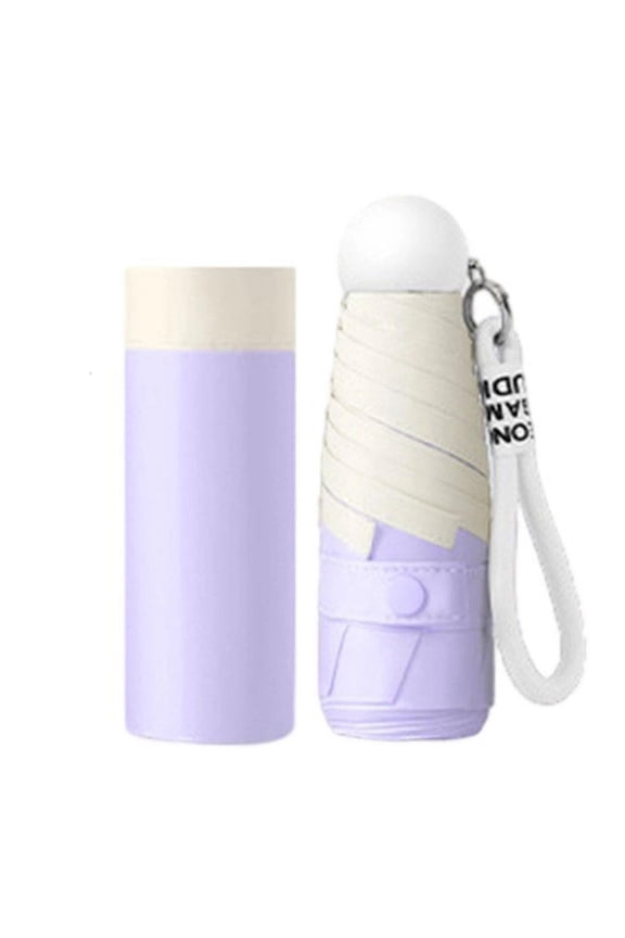 Titaniums Coated Travel Umbrellas UPF50+ Waterproof Instants Open Shut Button Wind Resistant