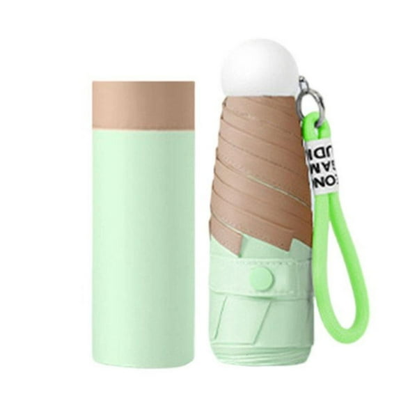 Titaniums Coated Travel Umbrellas UPF50+ Waterproof Instants Open Shut Button Wind Resistant