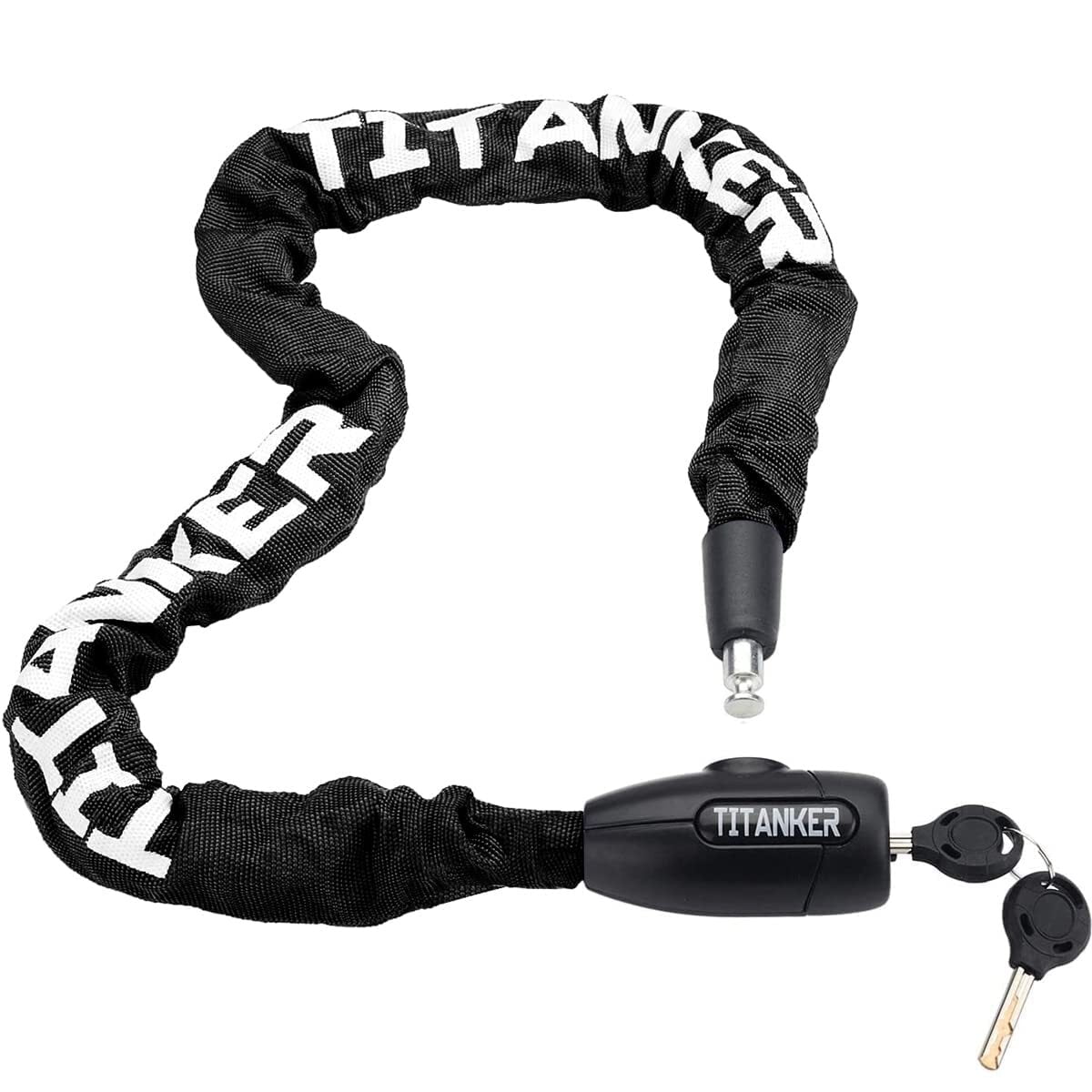 Titanker Bike Chain Lock, Security AntiTheft Bike Lock Chain Bicycle