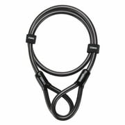Titanker Thick Heavy Duty Security Steel Cable Bicycle Locks, Black
