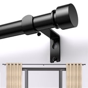 Titanock Short Curtain Rod 17 to 30 inch, Thick Rod, Adjustable and Heavy Duty Curtain Rod for Windows 17 to 28 inch