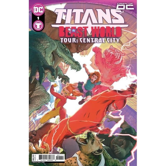 Titans Beast World Tour Central City #1 (one Shot) Cvr A Mikel Janin DC Comics Comic Book