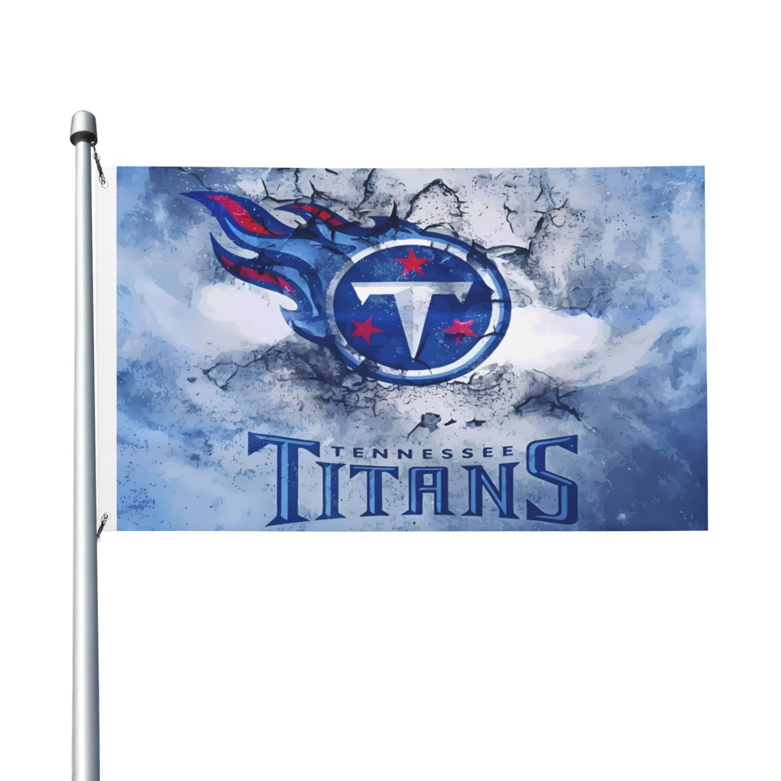 FANMATS Tennessee Titans Blue 4 Ft. X 6 Ft. Plush Area Rug 38343 - The