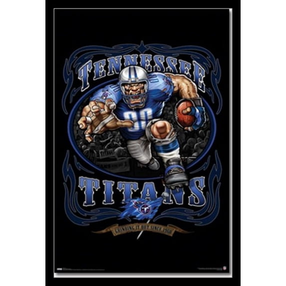 Titans - Running Back 09 Laminated & Framed Poster Print (24 x 36)
