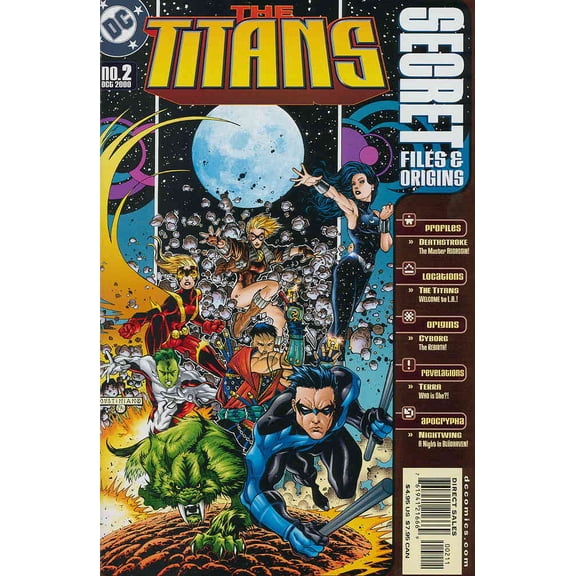 Titans Secret Files, The #2 VF ; DC Comic Book