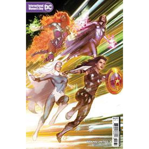 Titans United #7 (of 7) Cvr C Cat Staggs International Womens Day Card Stock Var DC Comics Comic Book