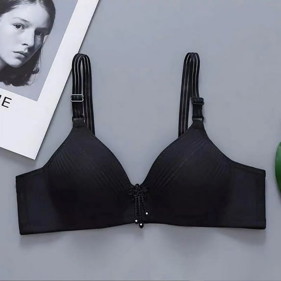 Titcea Bras for Women No Underwire Lace Solid Color Breathable Bras Soft Comfort Everyday Bras