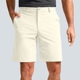thumbnail image 1 of Titcea Golf Shorts Men Zipper Button Straight Relaxed Fit 4 Pockets Athletic Shorts Stretch Quick Dry Bermuda Shorts, S-4XL, 1 of 6