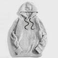 thumbnail image 1 of Titcea Hoodies for Women Solid Color Oversized Drawstring Long Sleeve Warm Fleece Hoodie Loose Casual Pullover Sweatshirt, 1 of 6