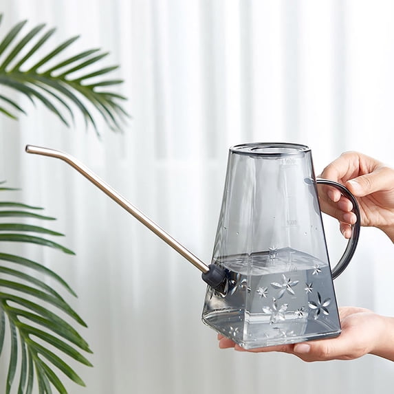 Fllostpr Indoor Watering Can, Small Watering Cans for Houseplants, Succulents, and Flowers, Long Spout, 1.4-Liter Watering Pot