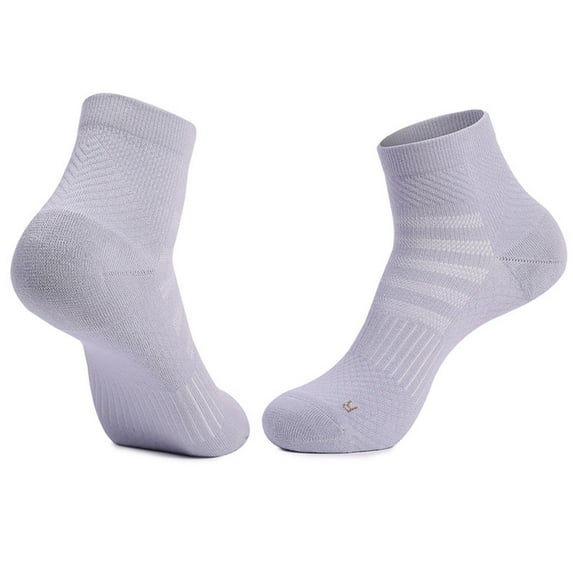 Titcea Mens Athletic Socks, Patchwork Print Running Cushioned Low Cut Wicking Short Sports Socks