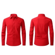 Mens Savings Dress Shirts in Mens Savings Clothing | Red - Walmart.com