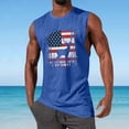 thumbnail image 1 of Titcea Mens Tank Tops Crewneck Graphic Sleeveless Summer Beach Holiday Muscle Shirts Breathable Gym T Shirt, S-2XL, 1 of 5